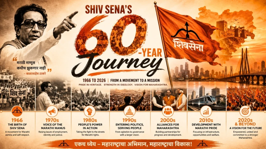 60 Years of Shiv Sena: Rise, Reinvention, and Rebellion in Maharashtra Politics