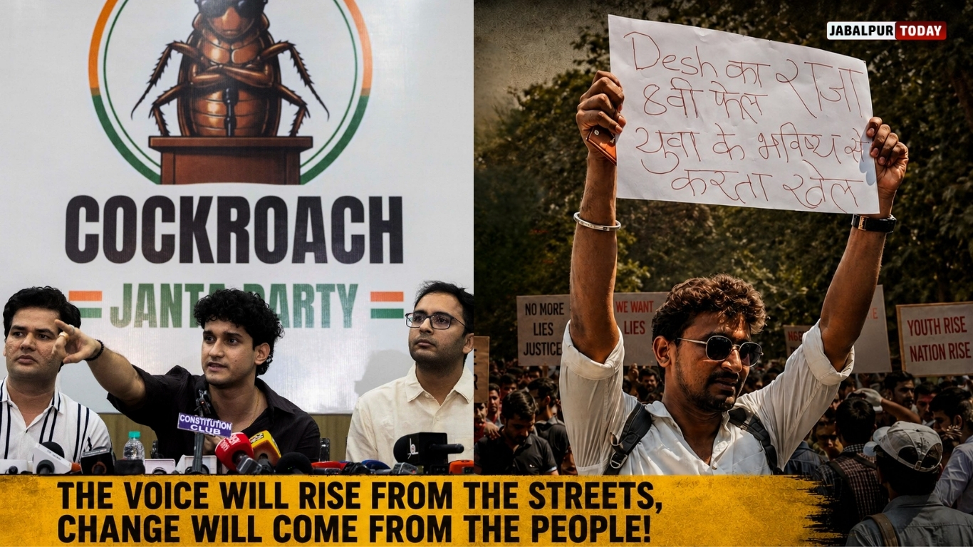 'Desh ka Raja Aathvi Fail, Yuva k Bhavishya se Karta Khel!' – Jantar Mantar Burns with Strong Youth Anger as “Cockroaches” Gather Against BJP Failures