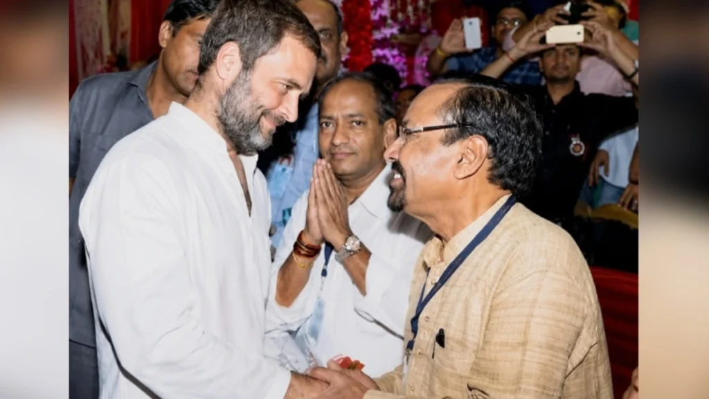 Vijay Shankar Chaturvedi Wishes Rahul Gandhi on His Birthday