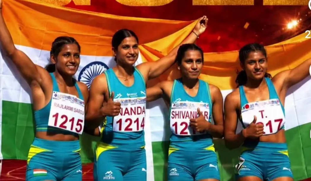 India Clinches Women’s 4×100m Relay Gold at New Taipei City Athletics Open 2026, Equals Championship Record