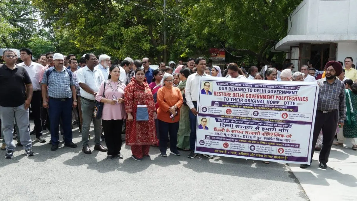 GOFTE Leads Peaceful March in Delhi to Highlight Technical Education Issues