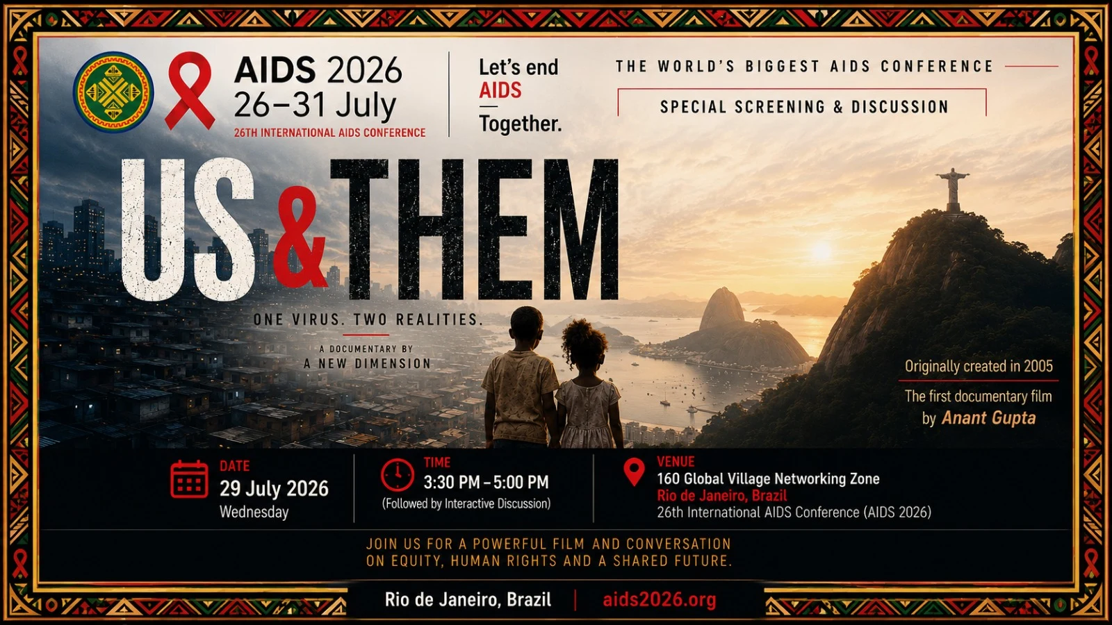 Indian Docu-Drama 'Us & Them' Returns to the Global Stage with Screening at AIDS 2026 Conference in Rio
