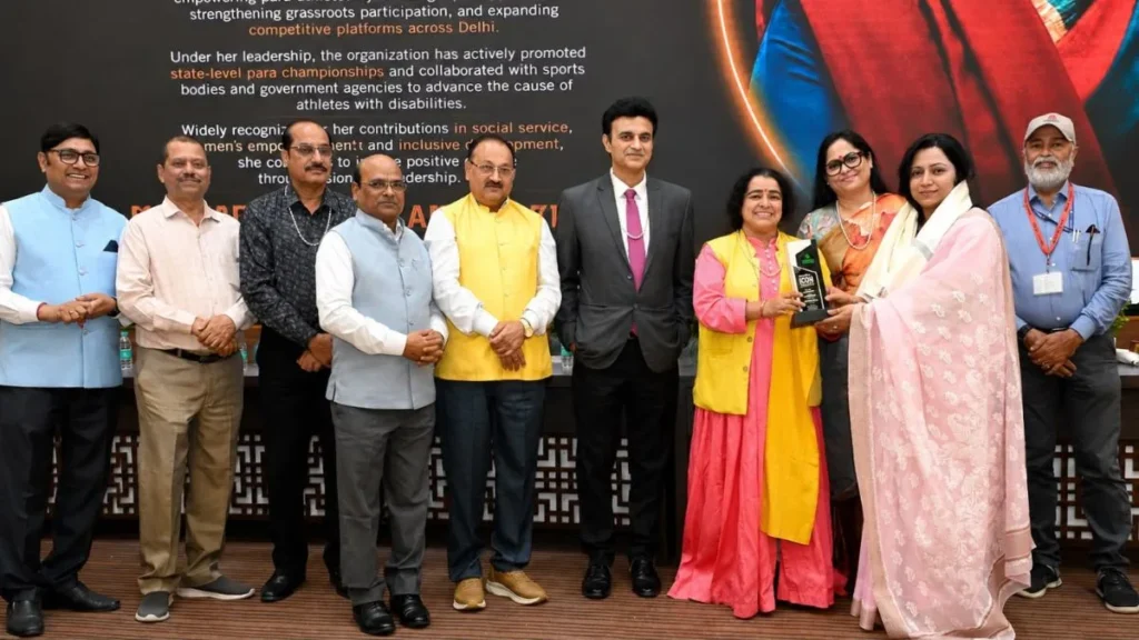 Parul Singh Honoured with National Icon Award 2026 for Promoting Para Sports