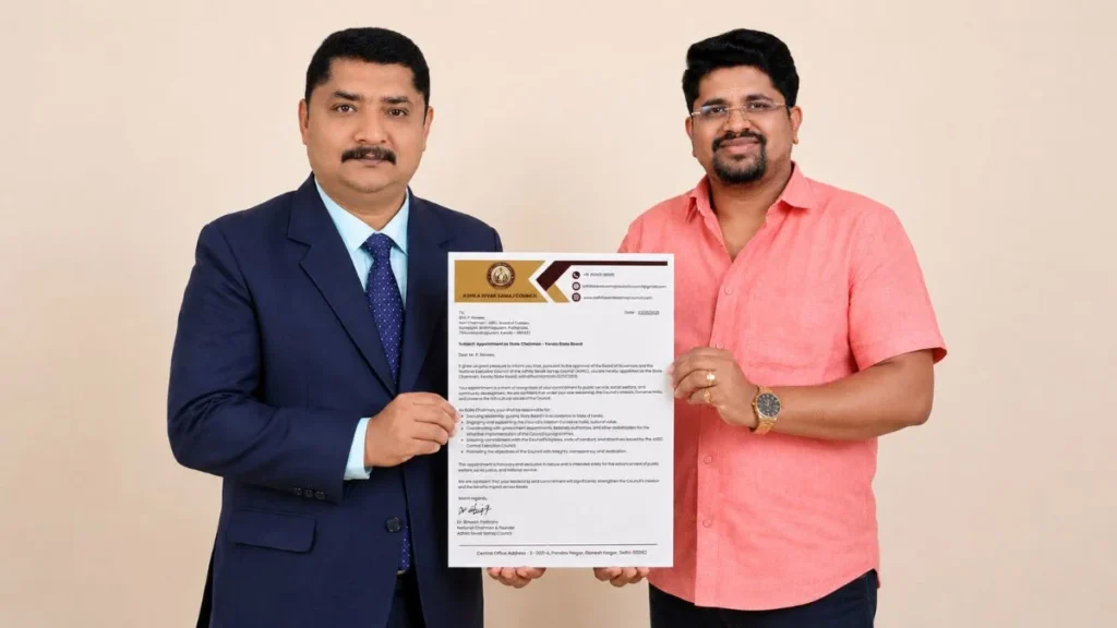 Akhila Sevak Samaj Council Appoints P. Hassim as Kerala Chairman