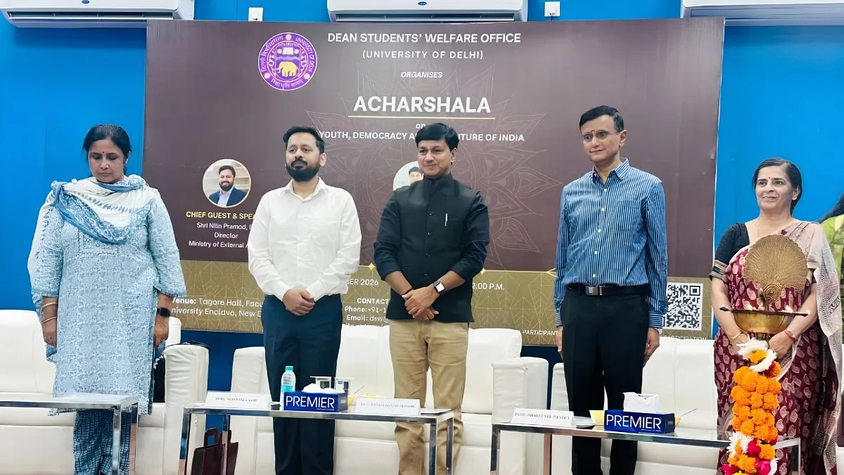 University of Delhi Organises ‘Acharshala’ on Youth, Democracy and the Future of India
