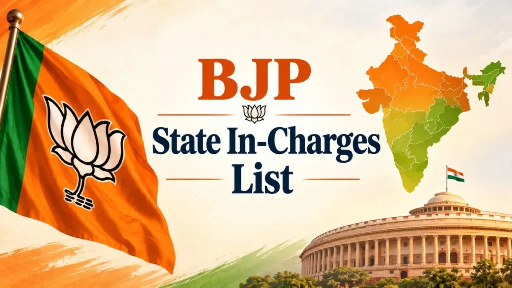 BJP State In-Charges List: Smriti Irani Gets Haryana, Chhattisgarh