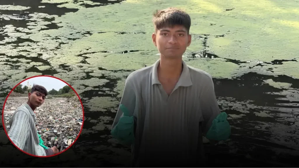 Bittu Tabahi Cleans Ajnar River: 21-Year-Old Surendra Raises Questions Over Rajgarh Administration