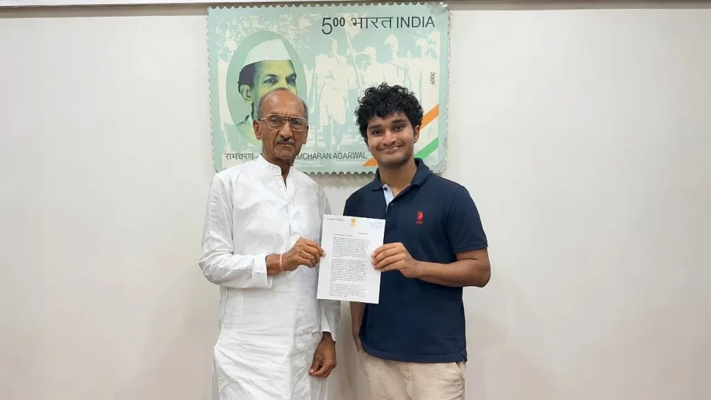 Jai Prakash Agarwal Supports Teen Founder Advik Bansal’s Campaign for Accessible Education