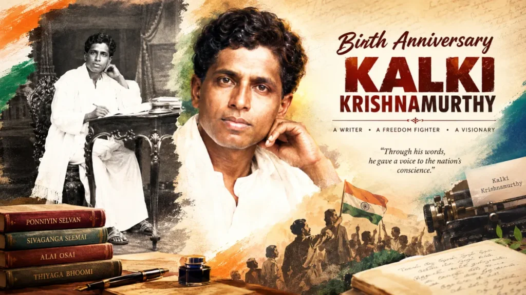 Kalki Krishnamurthy: The Literary Icon Who Shaped Modern Tamil Writing