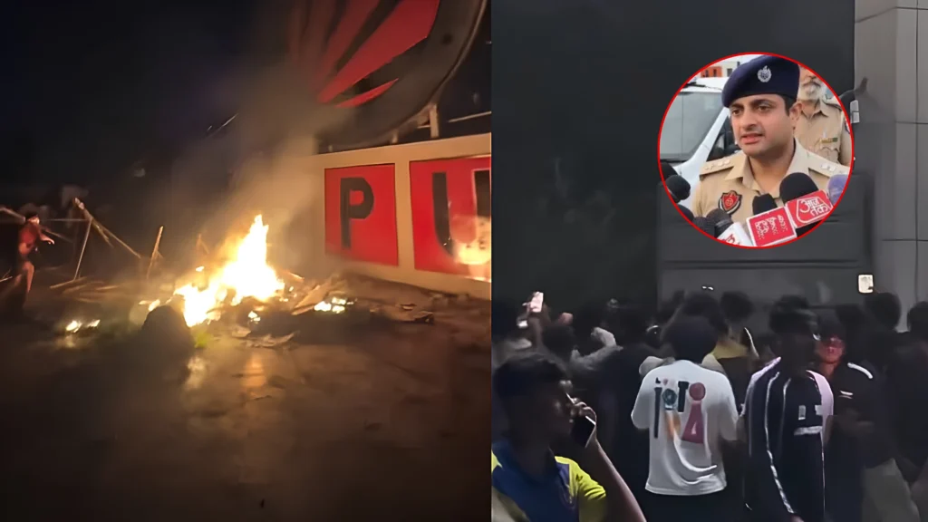 LPU Phagwara Protest: Students Vandalise Campus, Set Fires and Block Highway Over Rape-Suicide Rumours