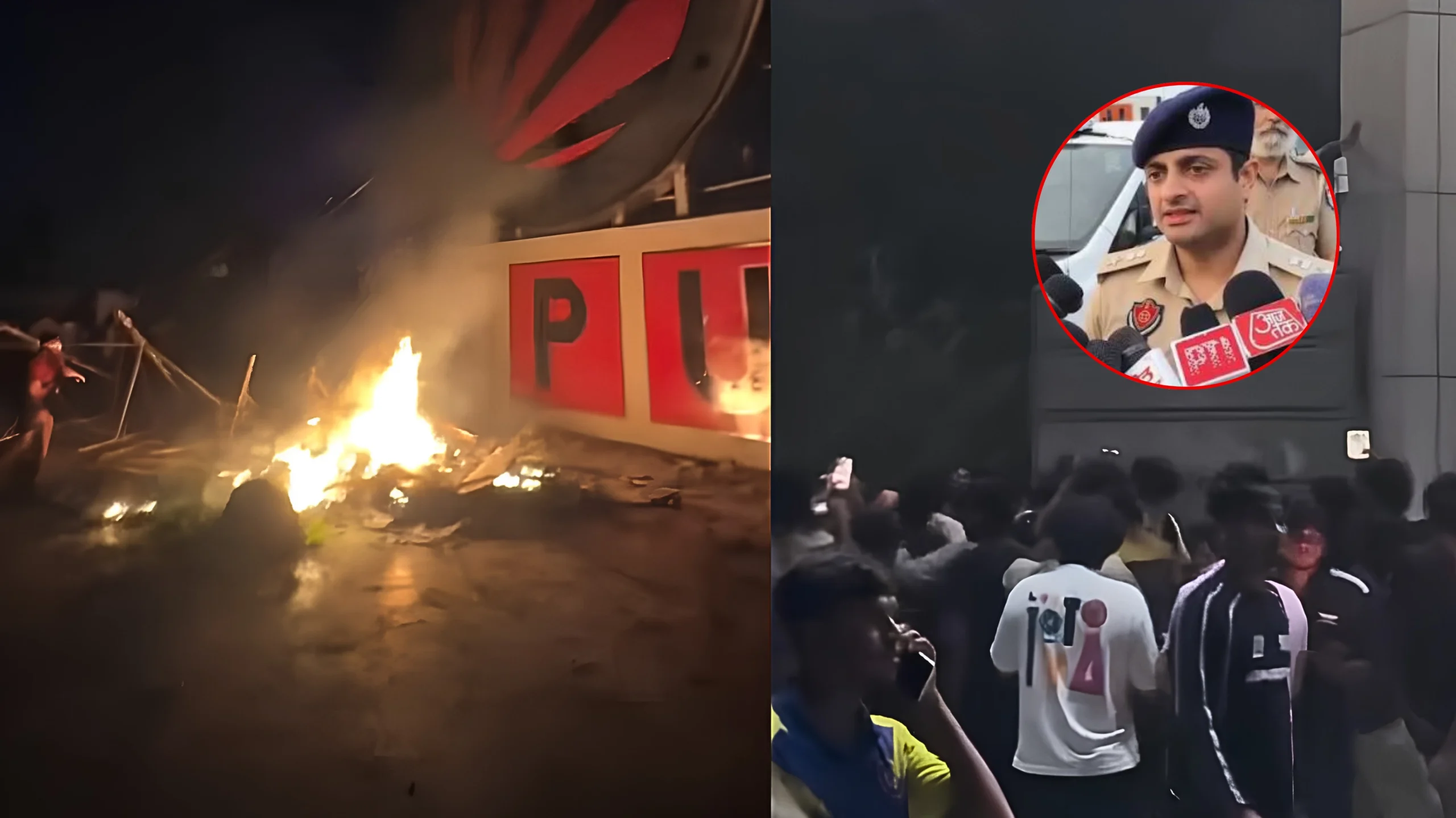 LPU Phagwara Protest: Students Vandalise Campus, Set Fires and Block Highway Over Rape-Suicide Rumours