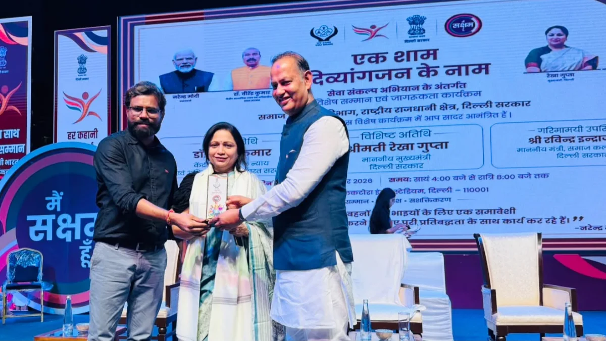 Delhi Paralympic Committee President Parul Singh Felicitated for Contribution to Para-Sports
