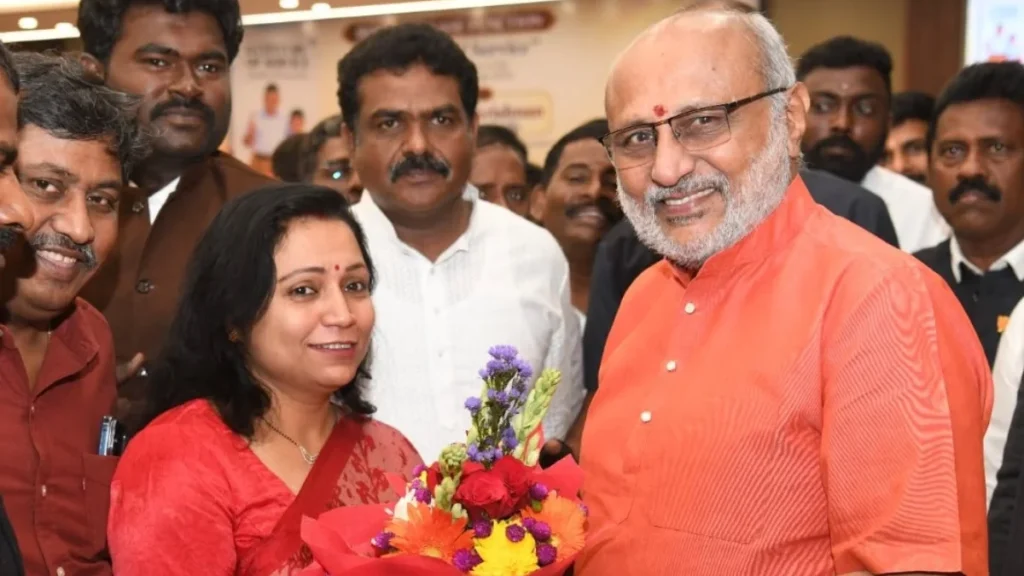 Parul Singh, Rakesh Kumar Singh Attend C. P. Radhakrishnan’s Book Launch in Delhi