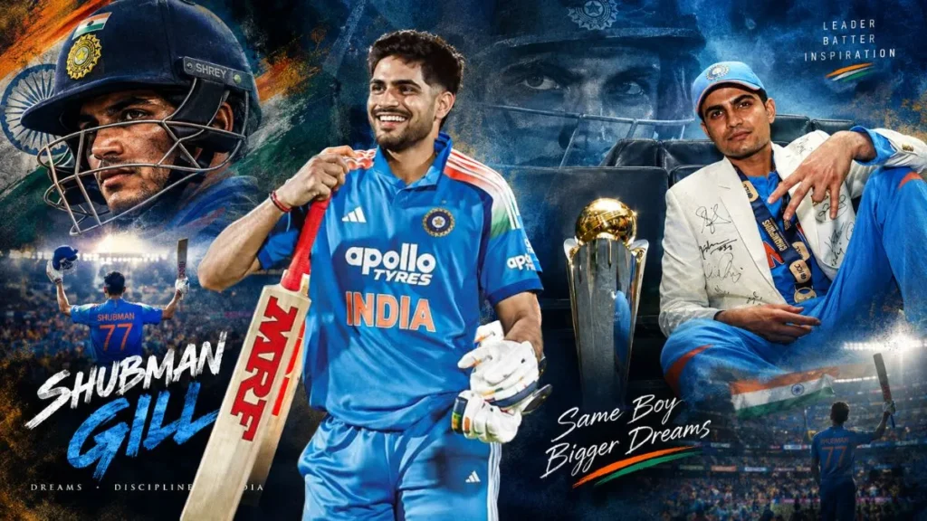 Shubman Gill Turns 27:From Fazilka’s Farm to India’s Test and ODI Captain