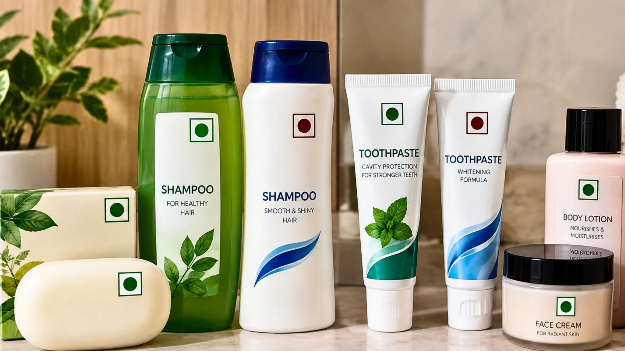 Veg and Non-Veg Labels Now Mandatory on Soap, Shampoo and Toothpaste: What the Green and Red Dots Mean