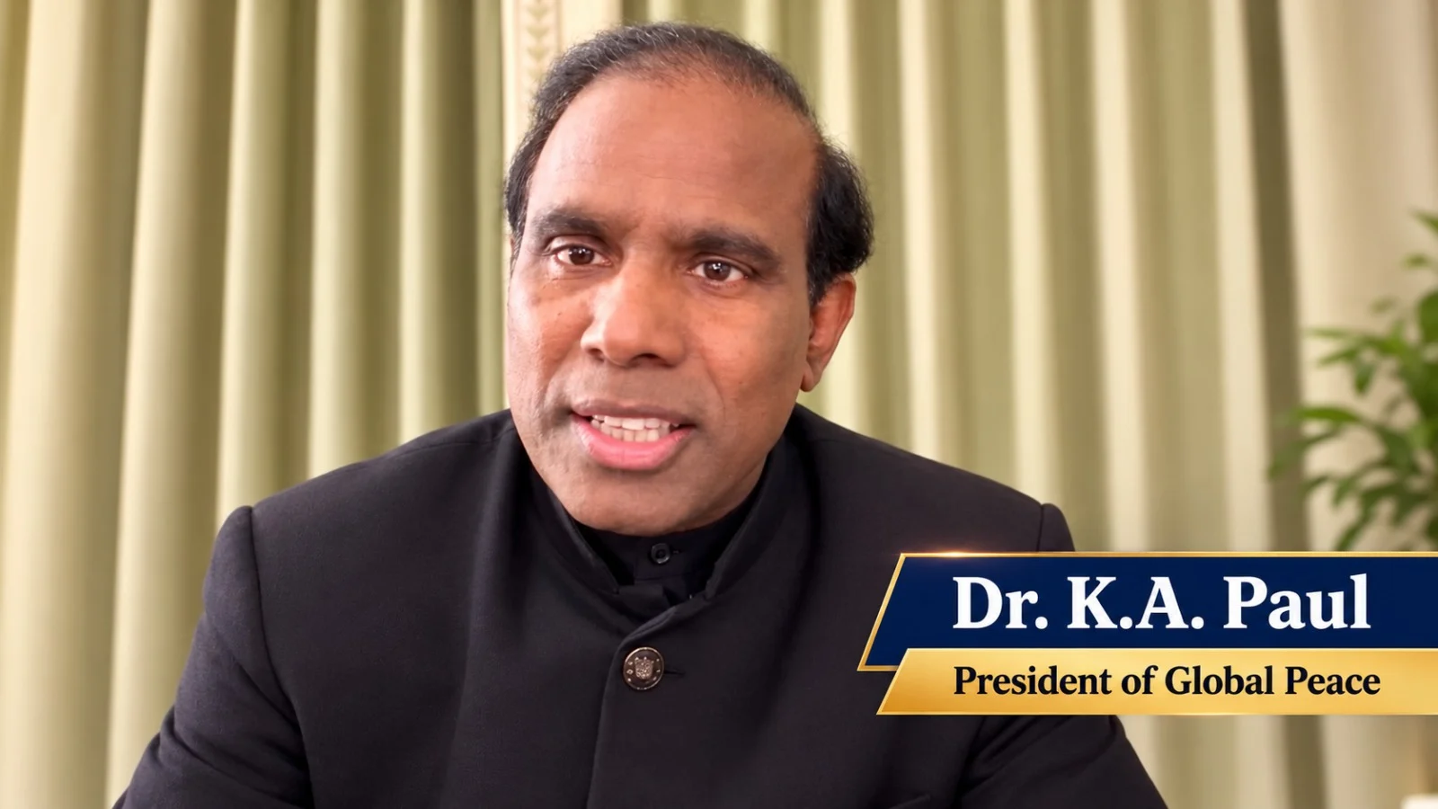 Dr. K. A. Paul Hails New Push for Peace in Iran, Thanks Leaders for Diplomatic Efforts