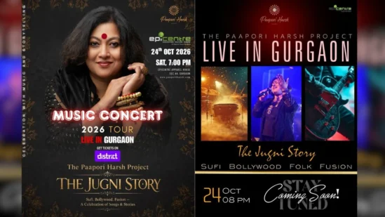 Paapori Harsh Brings The Jugni Story to Gurugram on October 24