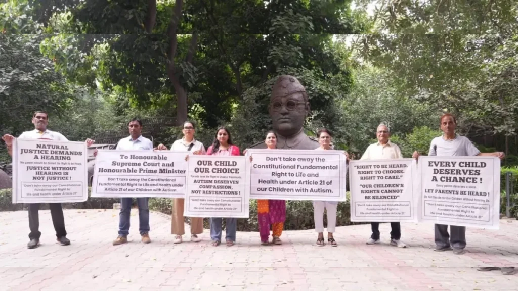 Parents’ Forum Protests in Gurugram, Seeks Protection of Children’s Rights