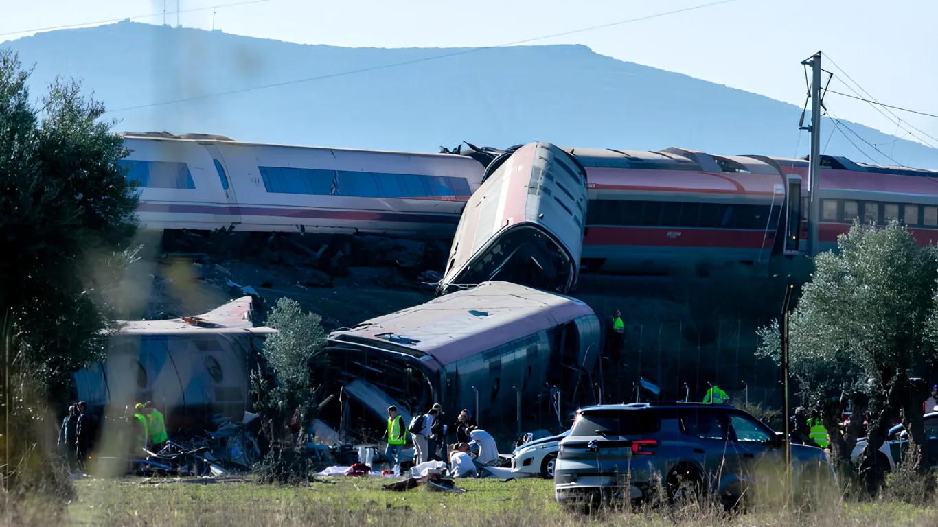 At least 64 killed as high-speed trains collide in central Spain