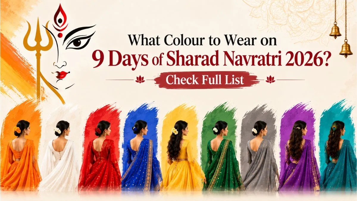 What Colour to Wear on 9 Days of Sharad Navratri 2026? Check Full List