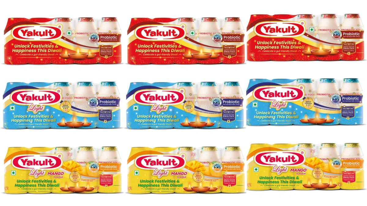 Yakult Danone India Launches Special Diwali Packaging for Probiotic Drinks